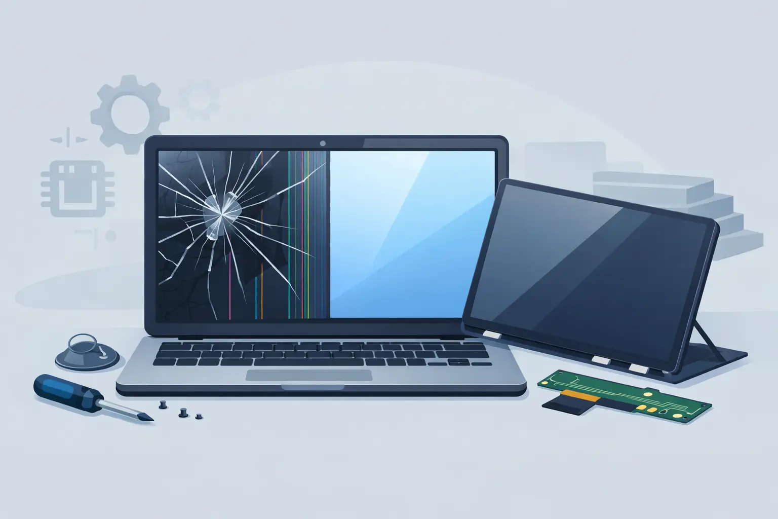 Popravak oštećenog zaslona laptopa - isplati li se?